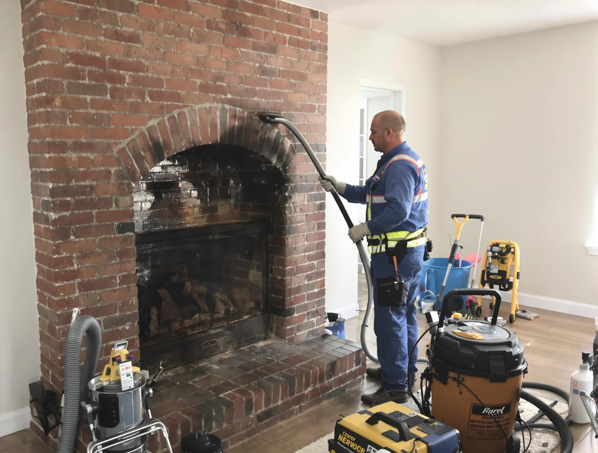 Melrose Chimney Sweep expert performing detailed chimney sweep in Melrose, MA