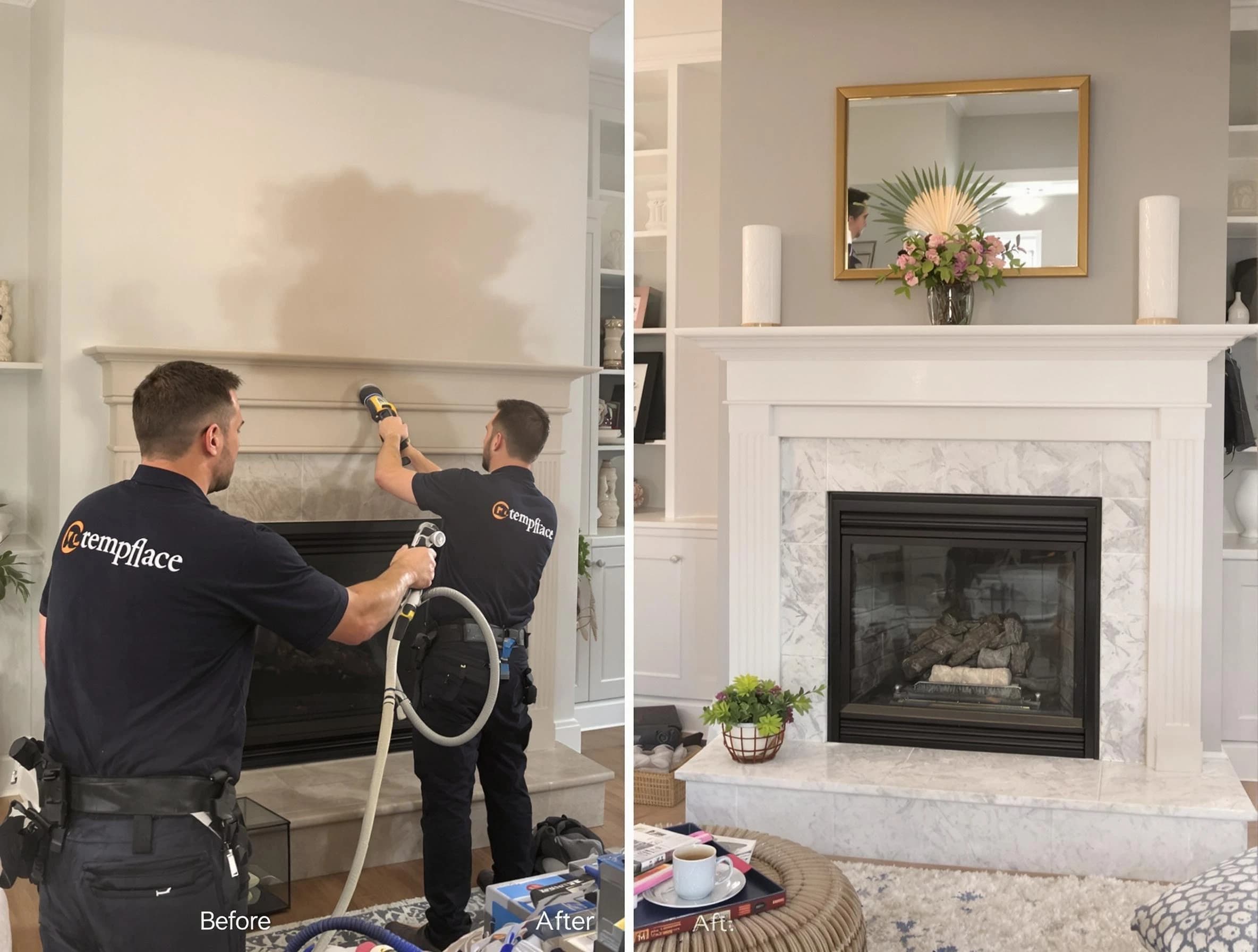 Professional soot removal by Melrose Chimney Sweep team in Melrose, MA