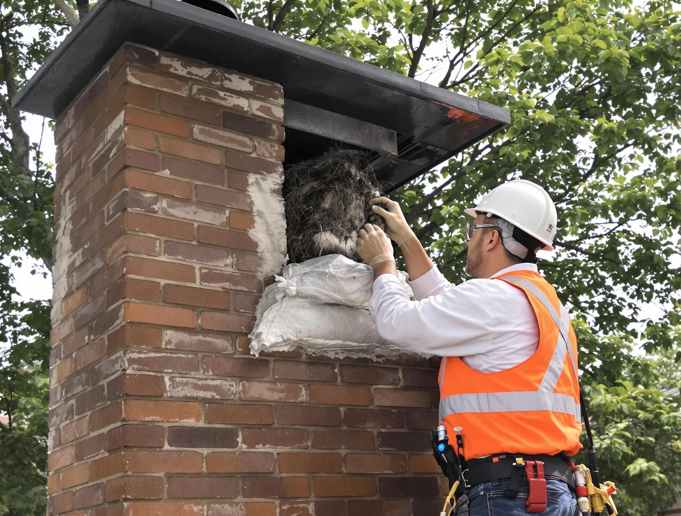 Humane removal of debris and animals by Melrose Chimney Sweep in Melrose, MA