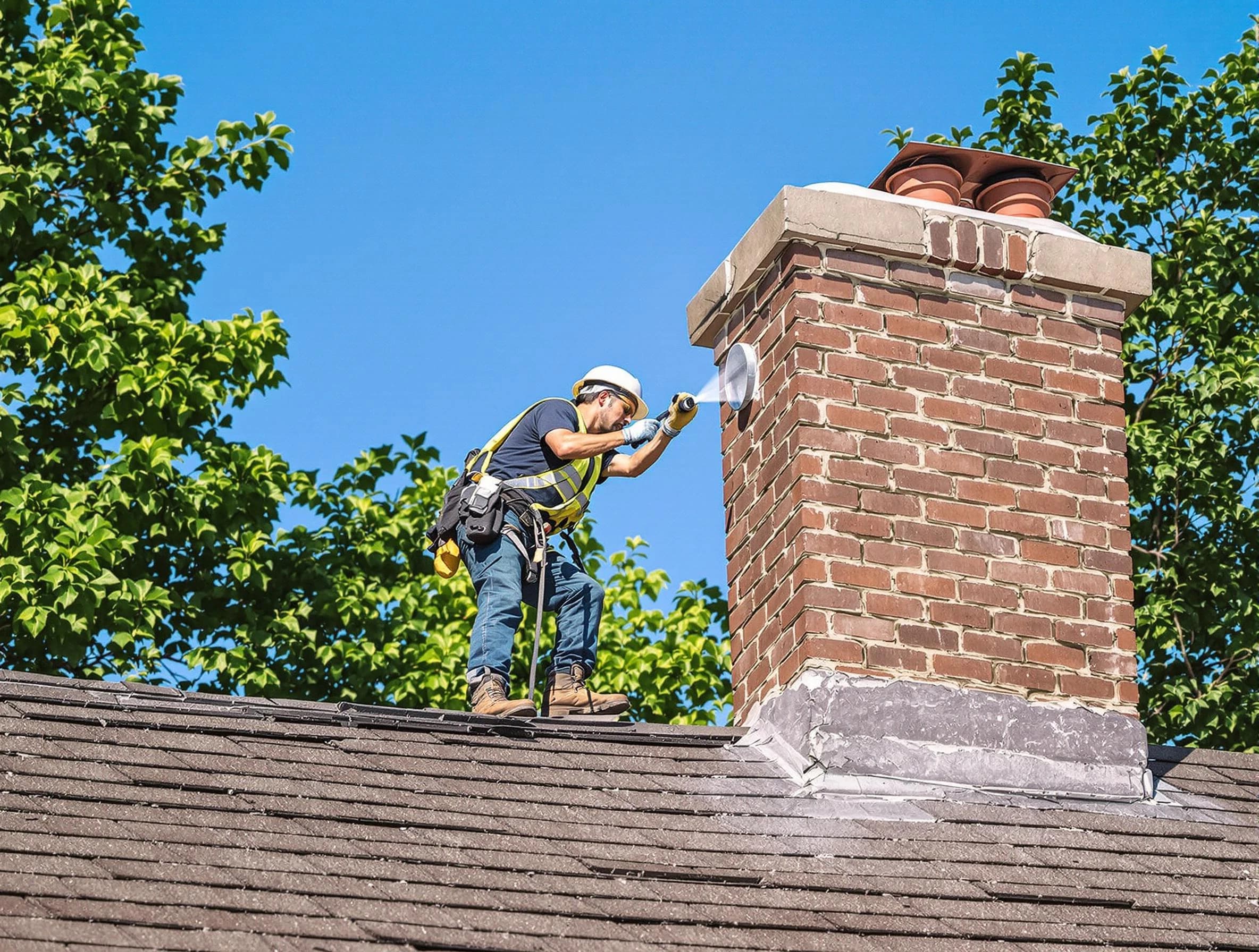 Melrose Chimney Sweep performing an inspection with advanced tools in Melrose, MA