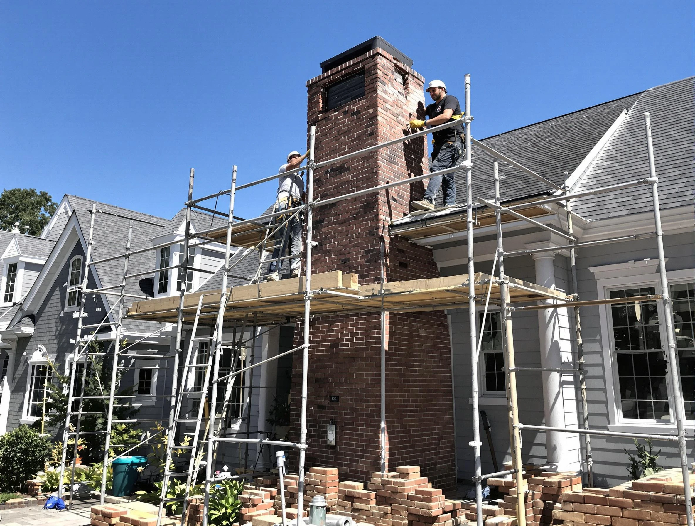 Chimney Rebuilding in Melrose