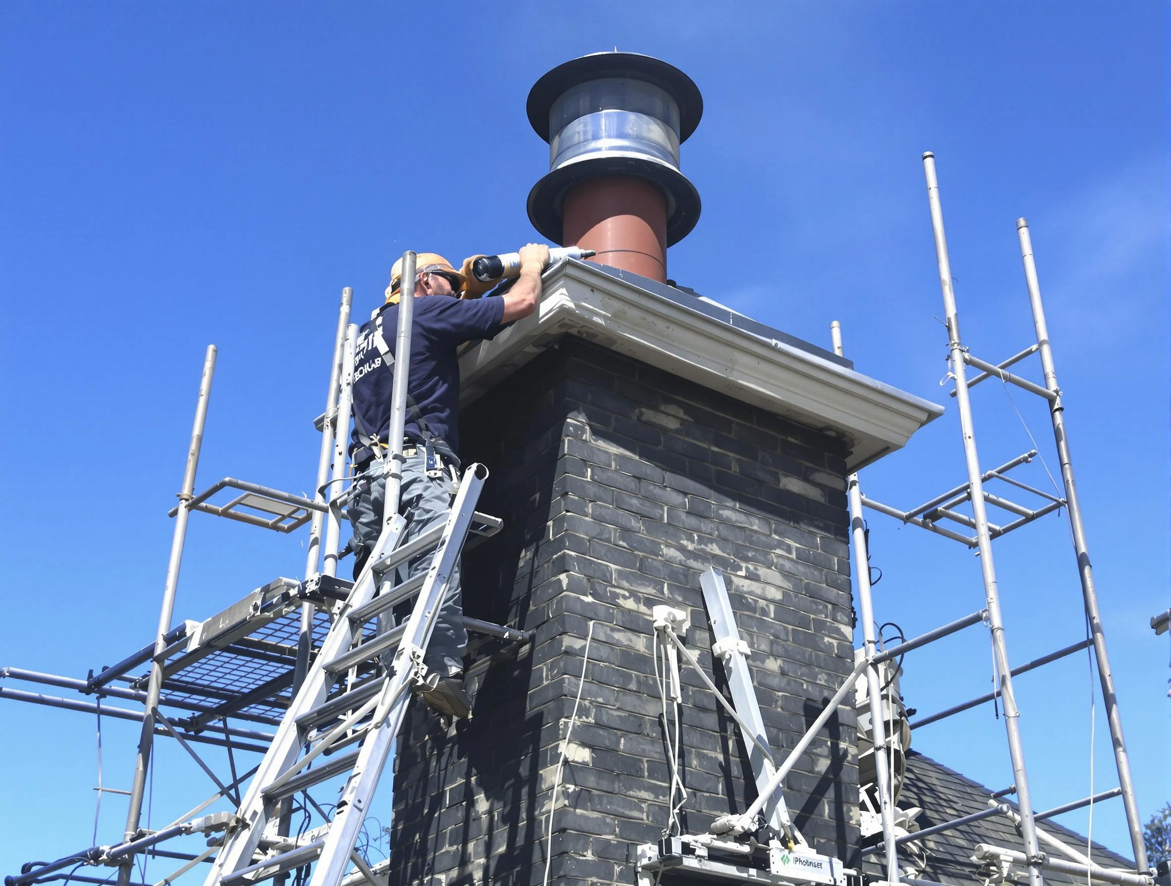 Sturdy chimney crown finished by Melrose Chimney Sweep in Melrose, MA