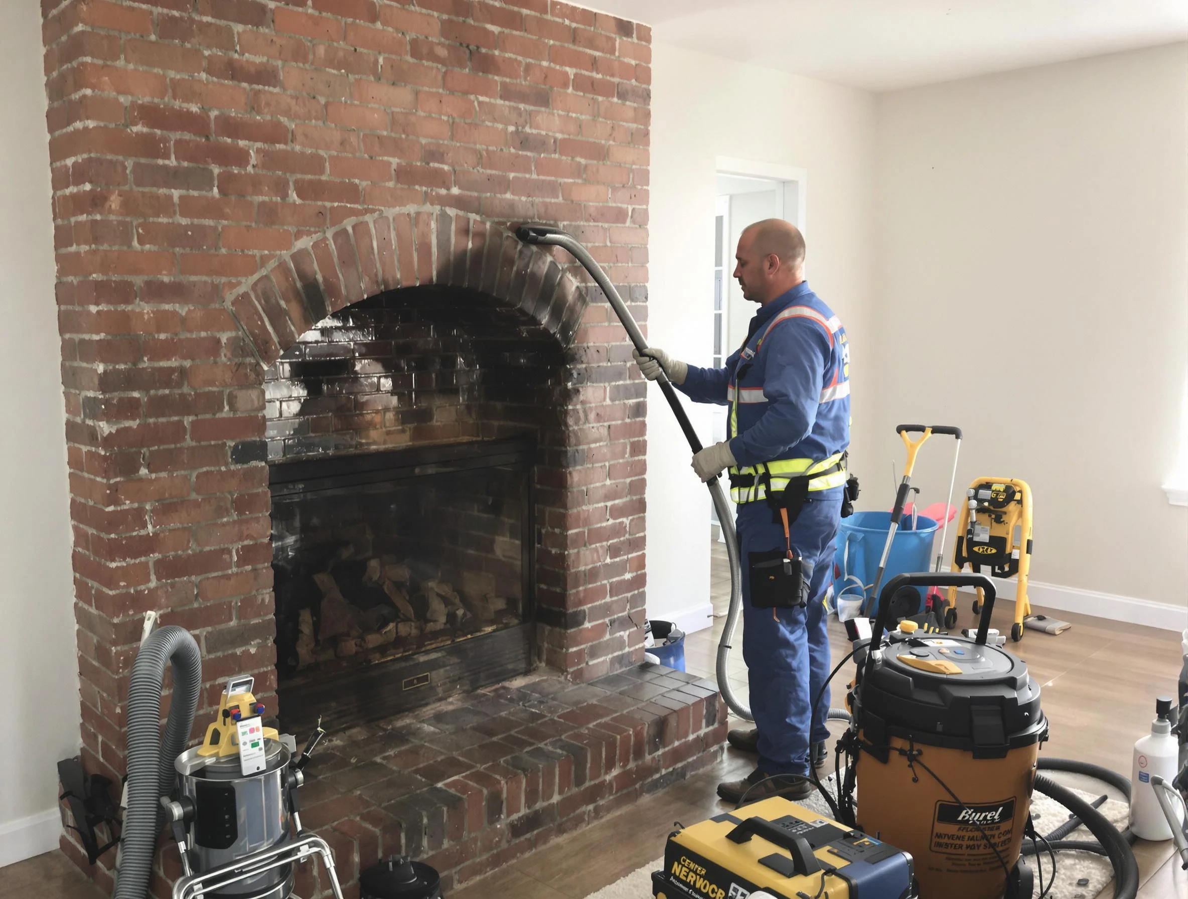 Melrose Chimney Sweep expert performing detailed chimney sweep in Melrose, MA
